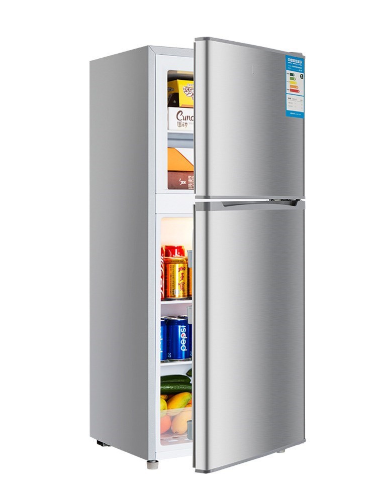 京东静音小冰箱双门小型迷你冷藏冷冻车家用宿舍小节能电冰箱