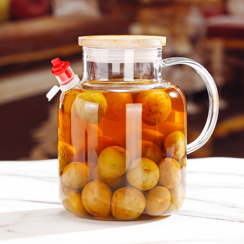 泡酒玻璃瓶自酿酒罐子专用酒坛小酒瓶空瓶水果酒米酒装酒容器密封