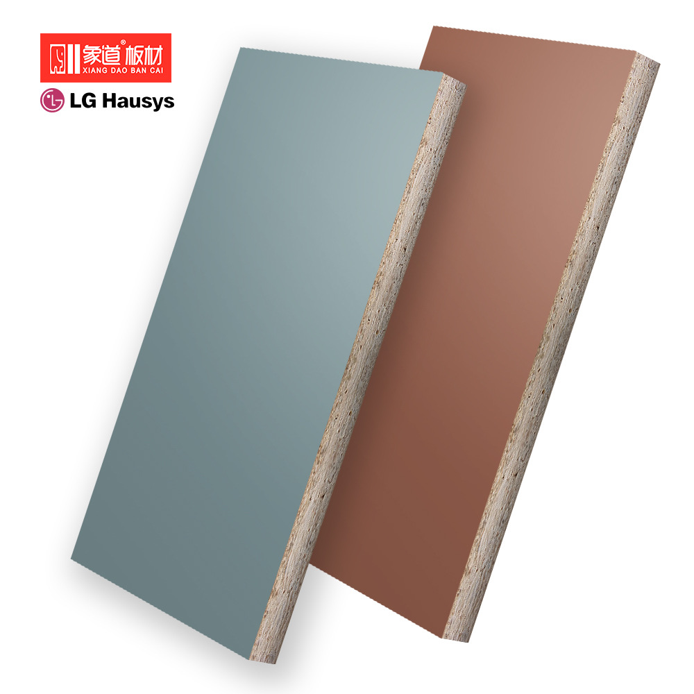 热销爆款pet欧松板柜门哑光肤感欧松板18mm衣柜门板pet饰面柜门板