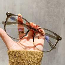 新款韩版大框显瘦防蓝光眼镜女时尚框架抖音直播款可配近视眼镜框
