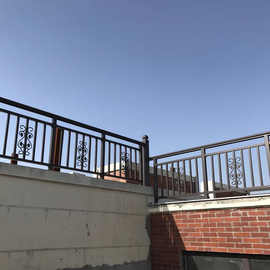 加厚全铝护栏露台楼顶围栏铝合金阳台栏杆花园别墅楼梯扶手组装式