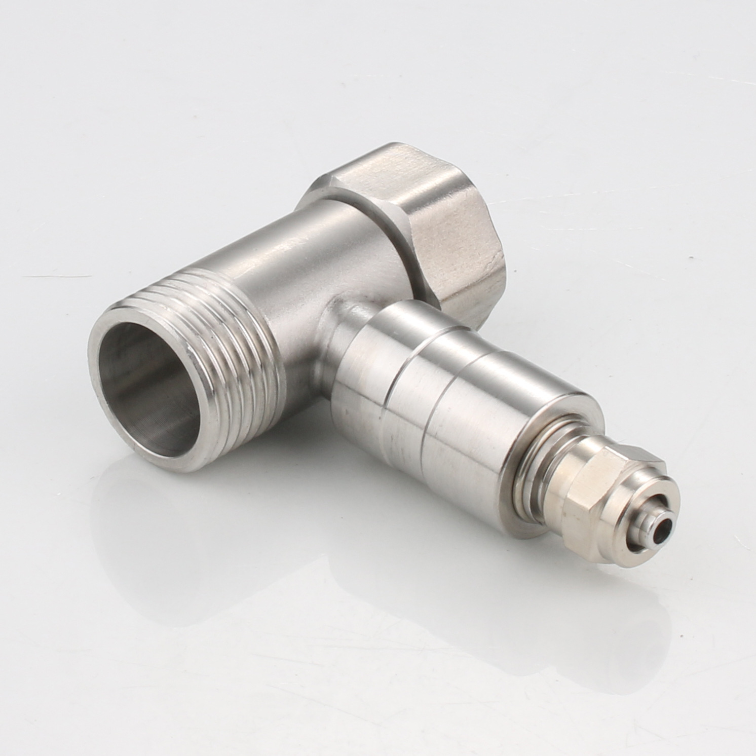 【厂家直销】防爆大流量304不锈钢进水三通2分球阀净水器配件