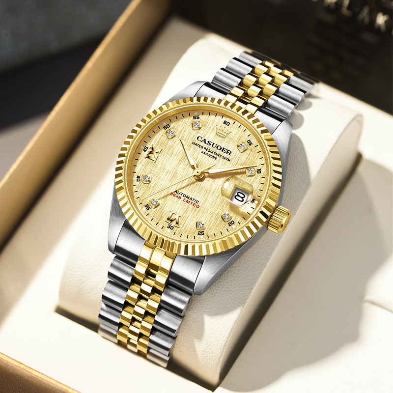 新锐品牌抖音白名单【casuoer】珠峰系列手表男全自动机械表男表