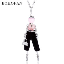 Bohopan 2019 Women Fashion Jewelry Necklace Shine跨境专供代