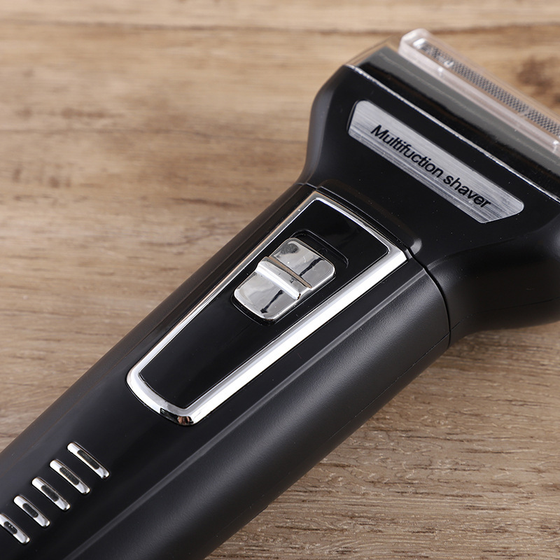 三合一电动剃须刀理发器电推剪飞人6558多功能男士往复式刮胡刀