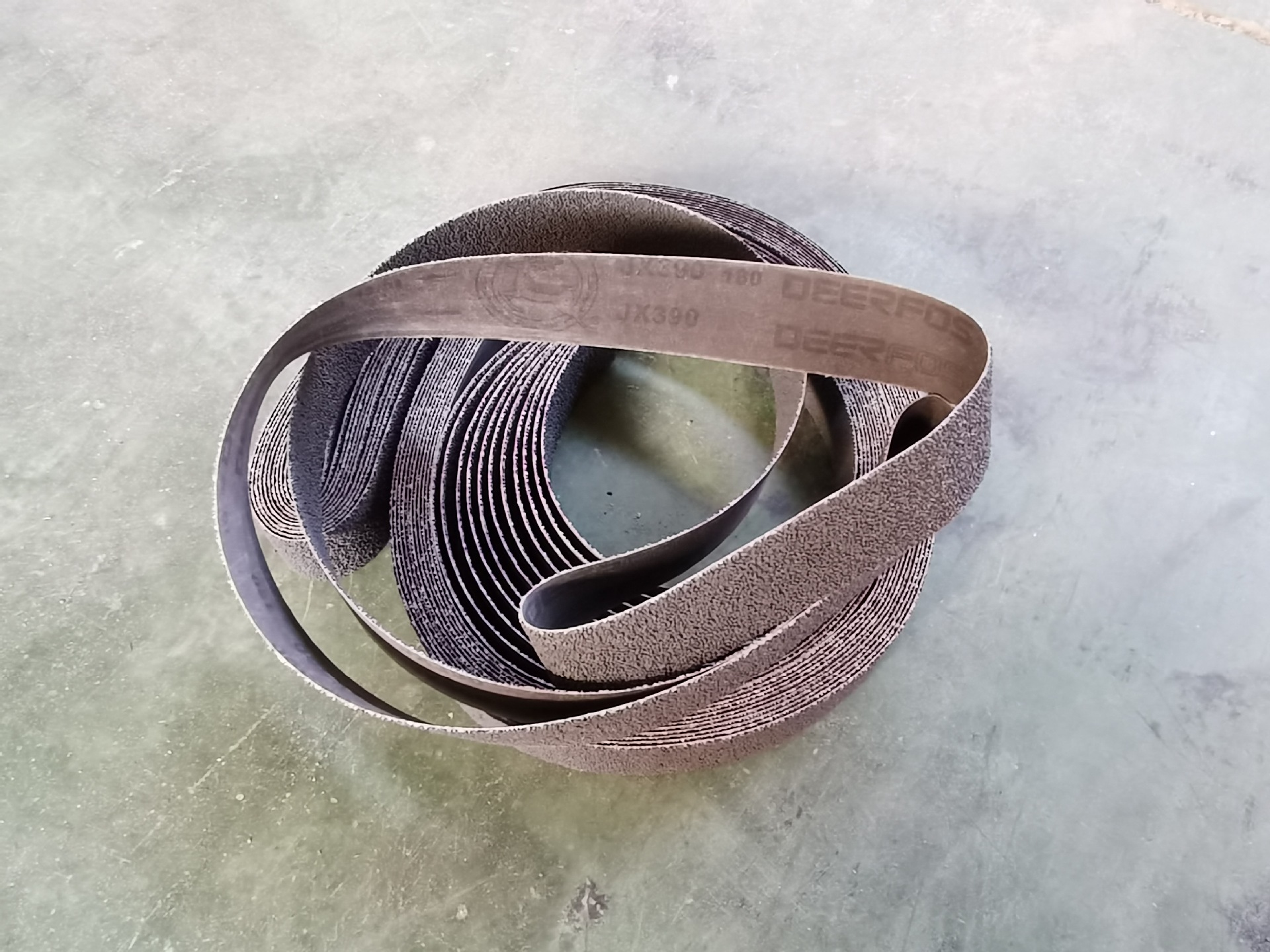 条麋鹿wy1289锆刚玉抛光打磨砂带不锈钢环形砂带整卷砂带机打磨带￥6