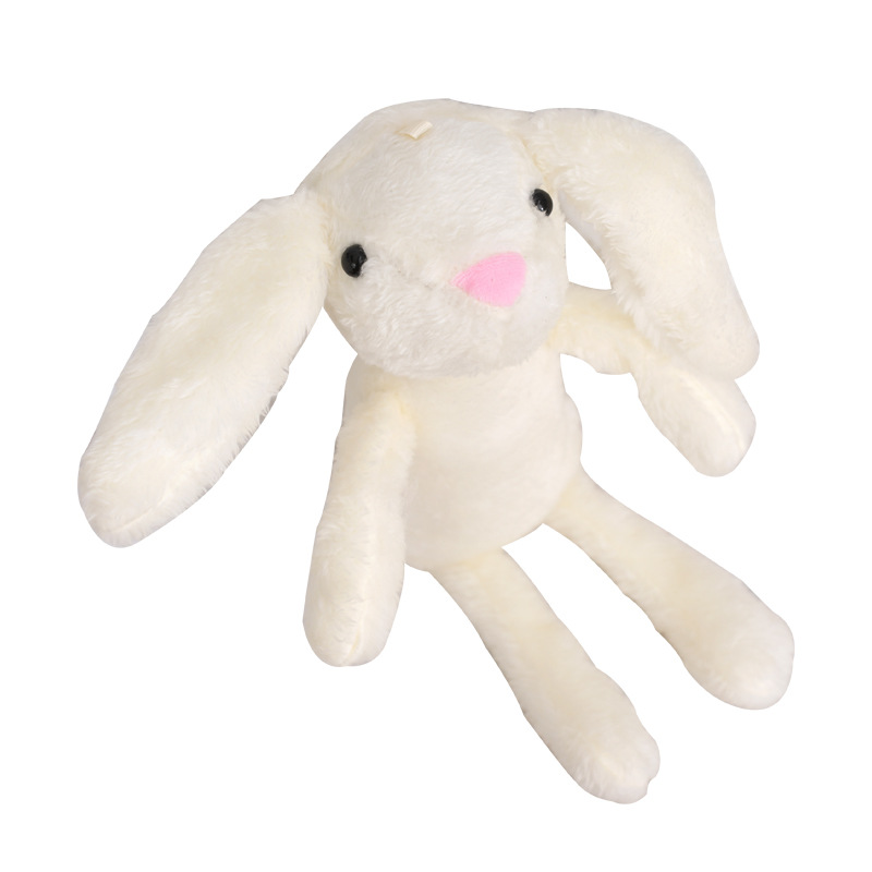 Plush Toy Long-Ear Rabbit Doll Cute Doll Ins Style Korean Doll Super Cute Doll Girl Small Pendant