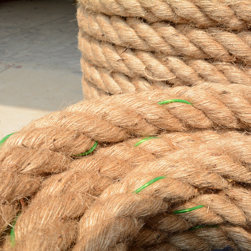 粗黄麻绳绳子捆绑麻绳装饰品手工编织麻绳训练攀爬麻绳