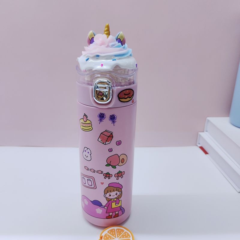 Factory Direct Sales Cross-Border 304 Stainless Steel Cup Body Pattern Sticker DIY Ice Cream Cake Thermos Cup