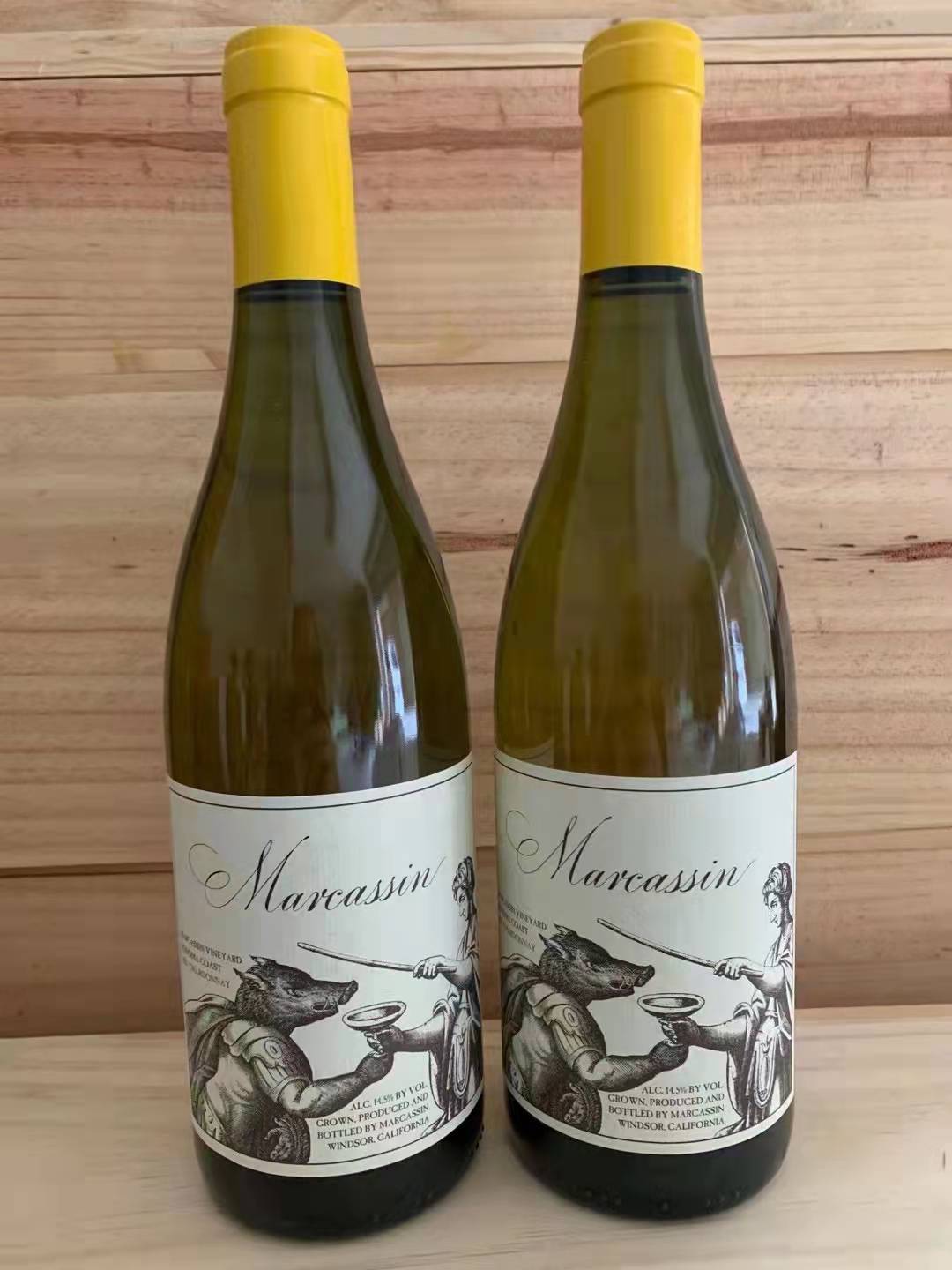 美国野猪干白marcassin chardonnay玛尔卡森园霞多丽白葡萄酒