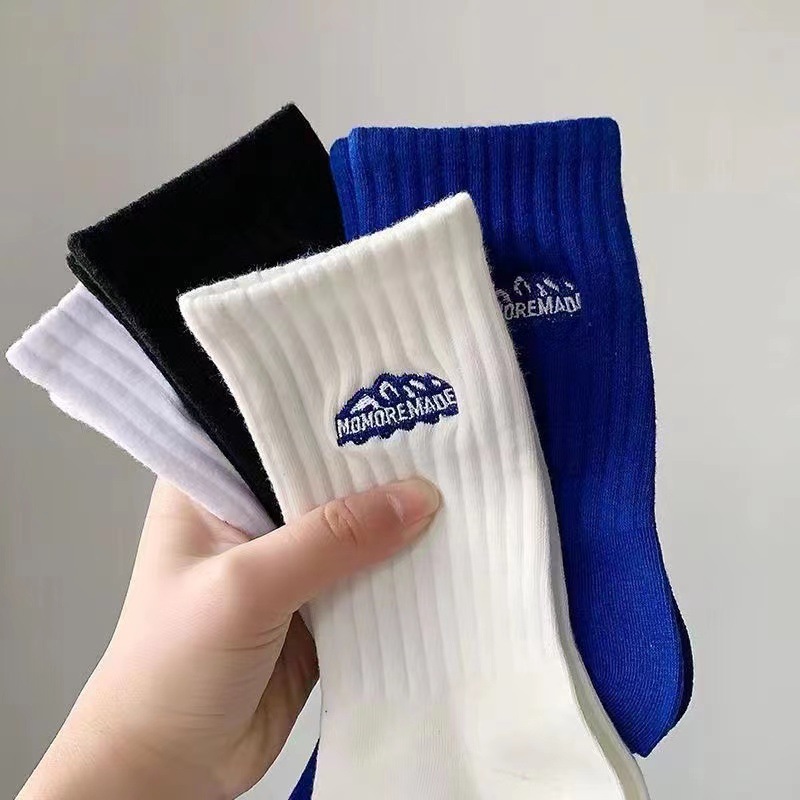 Zhuji Socks Autumn and Winter Men's Sports Cotton Socks Couple Men's Women's Mid-Calf Length Sock Basketball Socks Fashion Brand Long Socks Wholesale