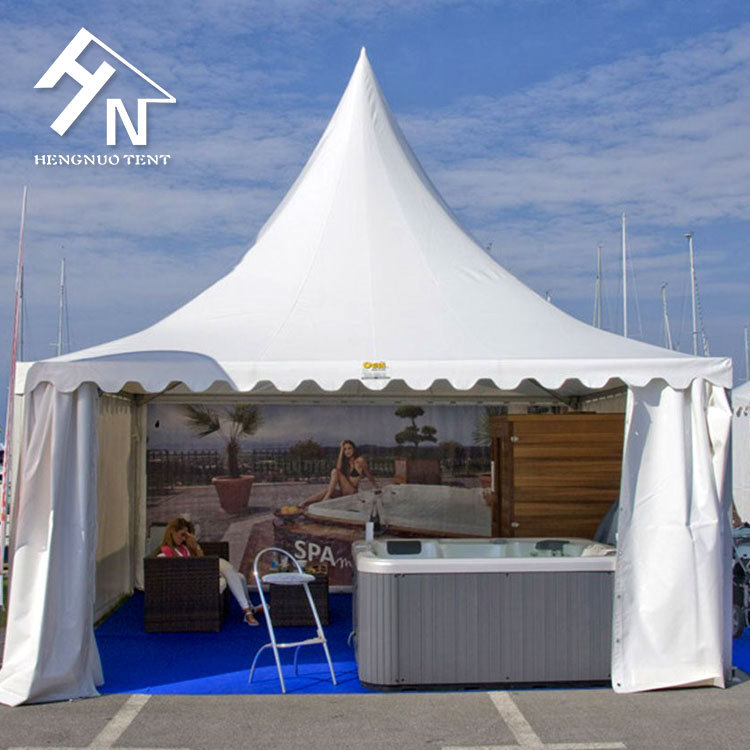 欧式尖顶帐篷房户外活动车展婚庆帐棚商用展览白色篷房尖顶篷遮阳