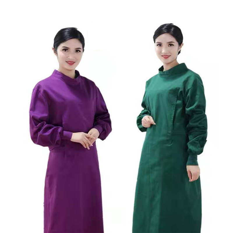 洗手衣手术室纯棉长袖半包手术服隔离衣手术工作服全包手术衣大褂