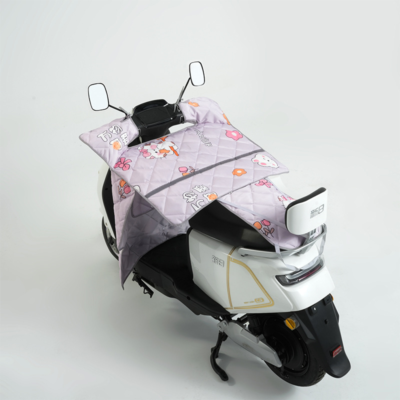 夏季坐垫款挡风被电动车防晒挡雨电瓶车防水四季通用加大防风被