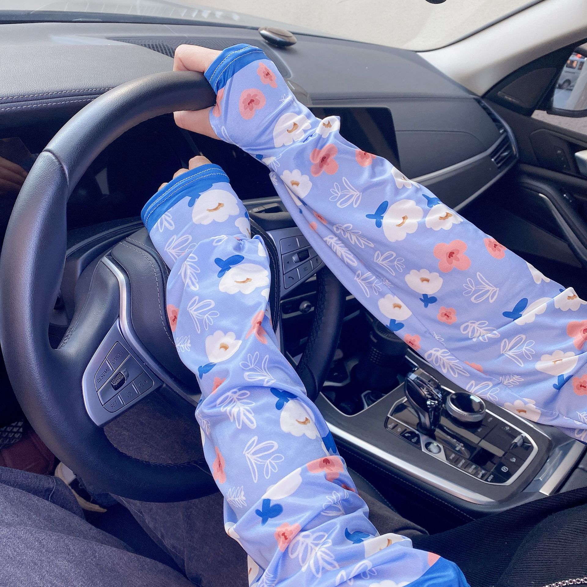 跑男同款防晒袖套大版冰袖运动遮阳透气防晒袖套男女可用厂家批发