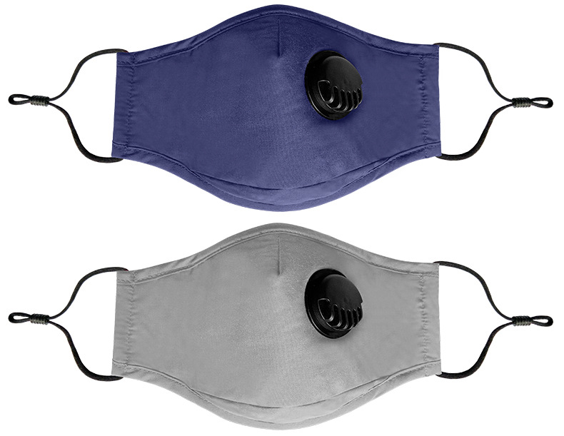 冬季pm2.5过滤片棉布口罩黑色防尘防雾霾保暖防护护眼面罩布口罩