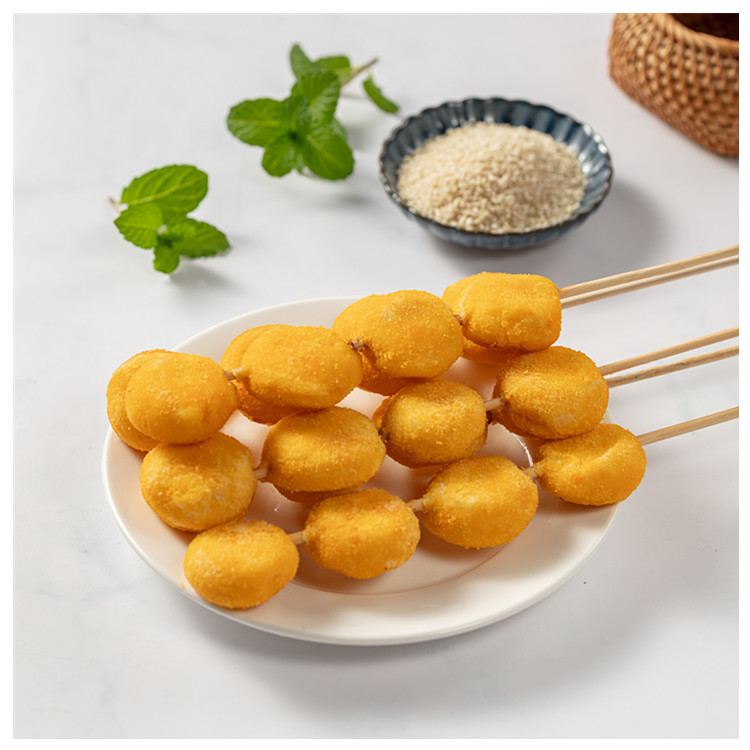 素天下南瓜饼串油炸小吃冷冻半成品食材10串/袋10袋/箱