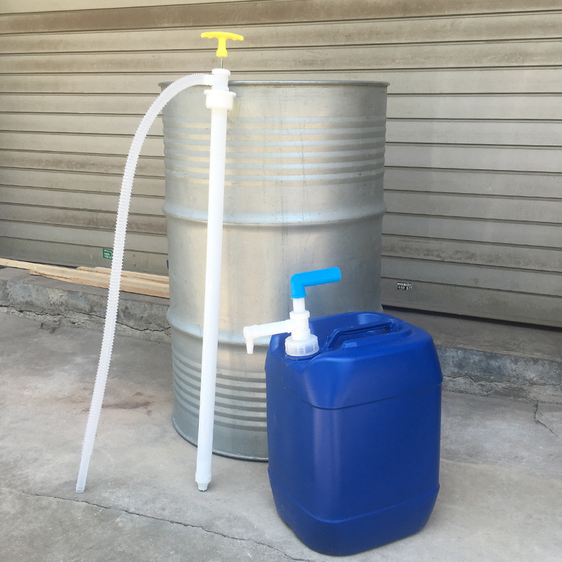 2021手动塑料抽油器200升油桶短款油抽子机油汽油油泵手拉抽油管