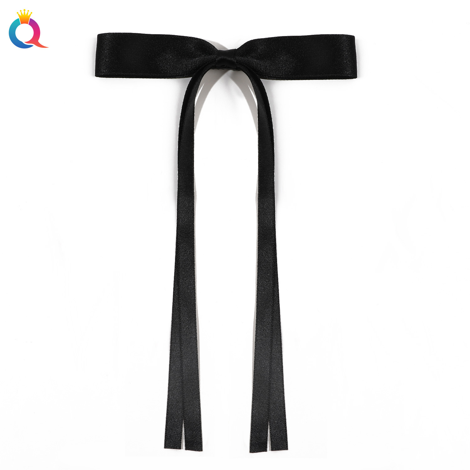 Cross-Border Ribbon Tie Barrettes Bow Ribbon Hairpin Barrettes Sweet Cute Side Duckbill Clip Hair Accessories Wholesale