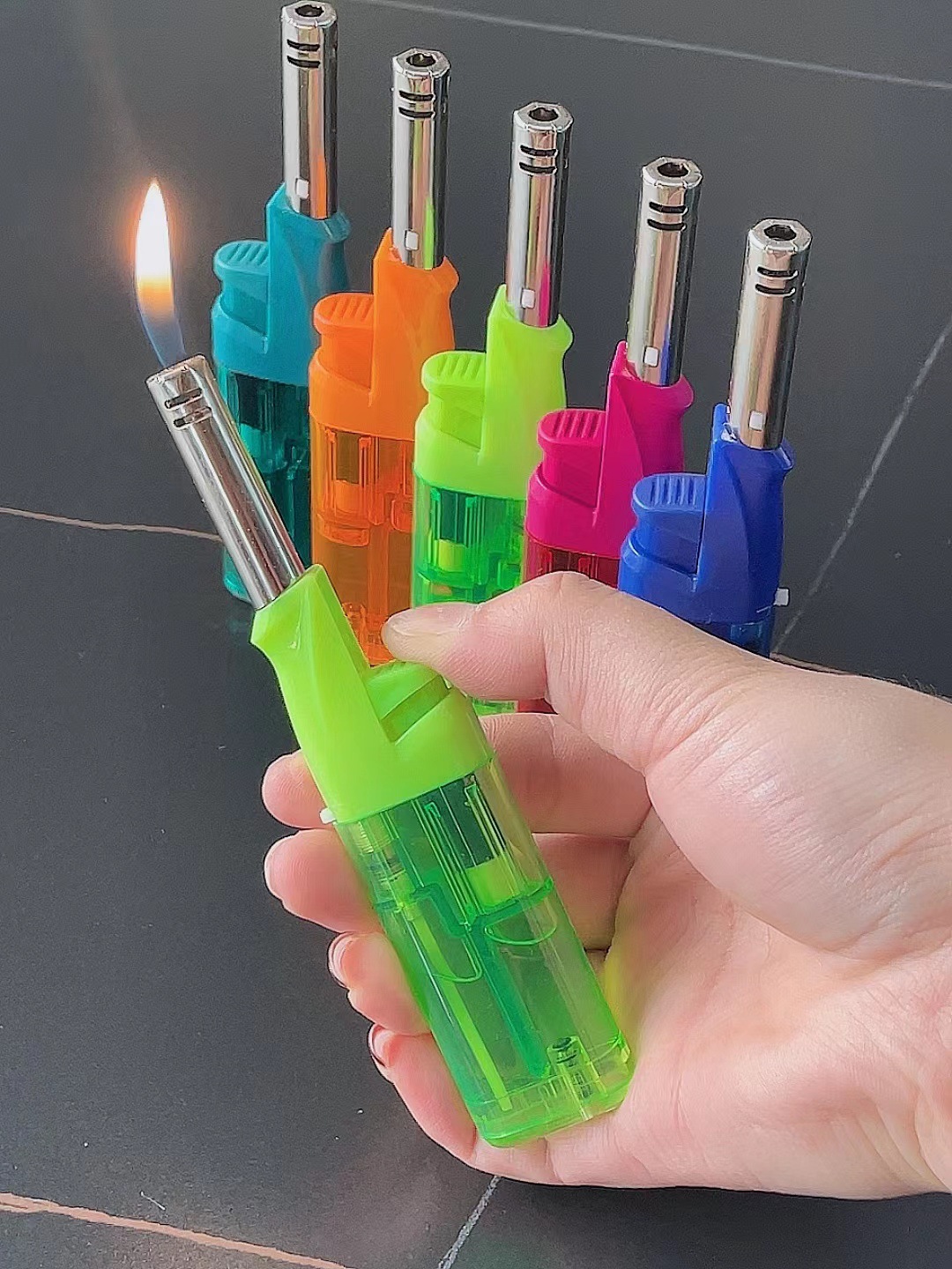 小型厨房明火点火器天然气煤气灶点火枪燃气打火棒艾灸防风打火机