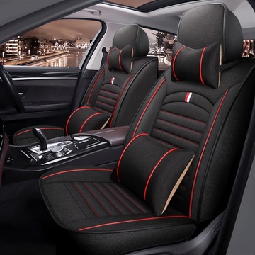 讴致全包汽车坐垫四季通用座椅套汽车座套仿亚麻座垫套适用于 n12