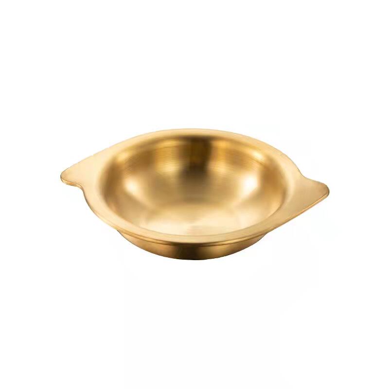 旋风鼎干锅海鲜饭锅平底锅不锈钢韩式炸鸡盘沙拉意面盘金锅酒吧鼎