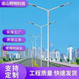 LED市电路灯杆6米7米8米9米10米11米12米单双臂道路灯杆照明厂家