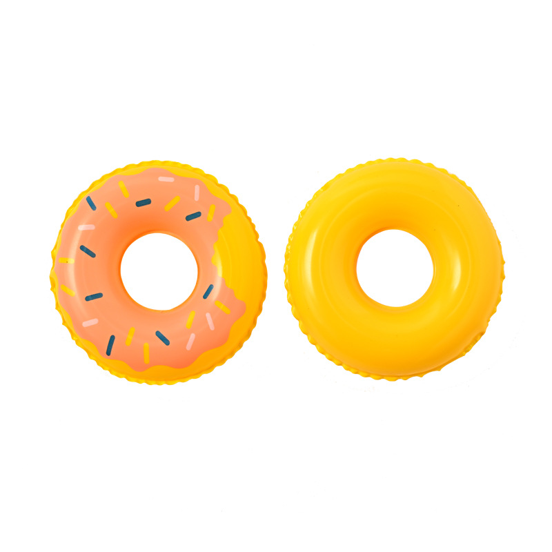 Mini Swimming Ring Children's Bath Toys Decoration Accessories Baby Swimming Toys Donut Inflatable Small Swimming Ring