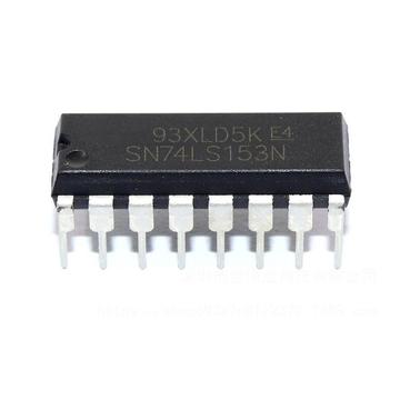 原装拍一件=5个 sn74ls153n dip16 双4选1数据选择器芯片  2v~6v