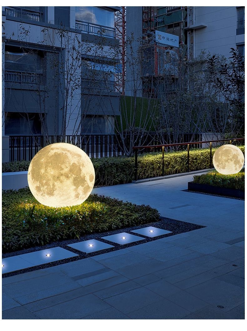 户外防水草坪月球灯景观庭院花园装饰灯泳池餐厅派对氛围创意灯具
