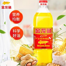 金龙鱼黄金比例食用调和油900ml 黄金1:1:1植物调和油