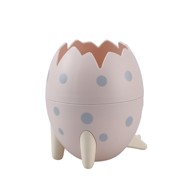 S28 Songtai Cartoon Dinosaur Egg Office Desk Surface Panel Pen Holder Mini Student Children Cute Storage Box Wholesale