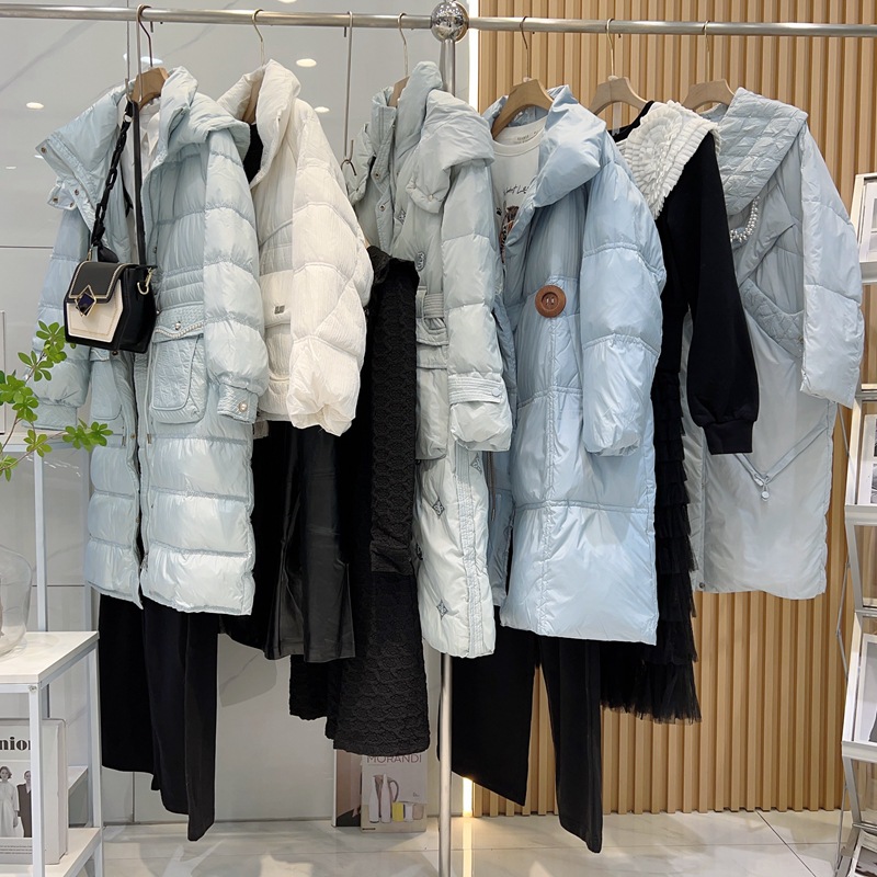 艾利欧冬季羽绒服外套新款撤柜品牌折扣女装尾单清货衣服批发货源