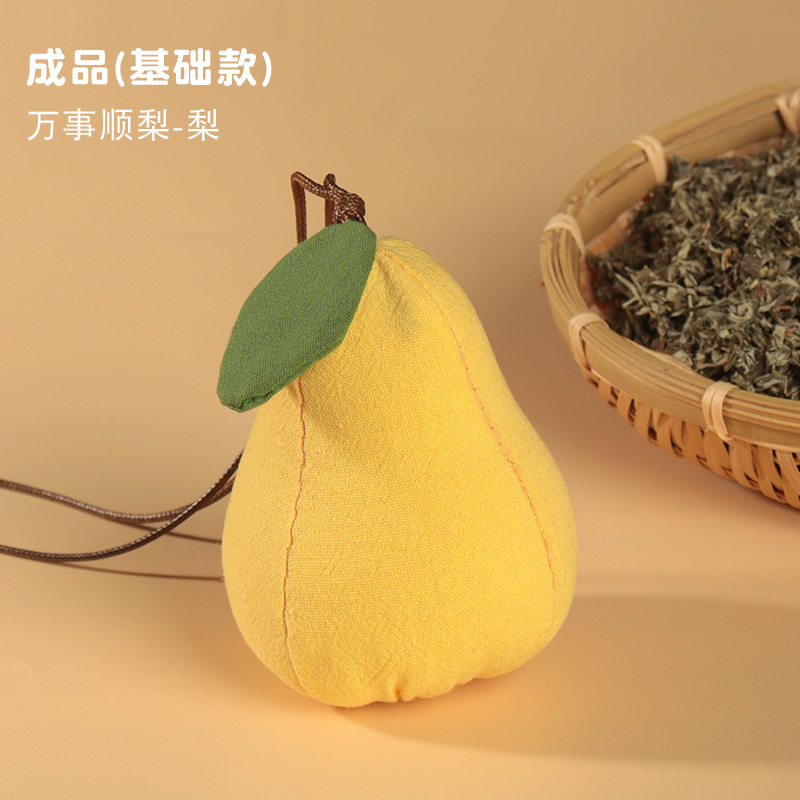 Dragon Boat Festival Lotus Seedpod Sachet Wholesale Handmade DIY Material Package Chinese Persimmon Perfume Bag Gift Argy Wormwood Fruit Pouch