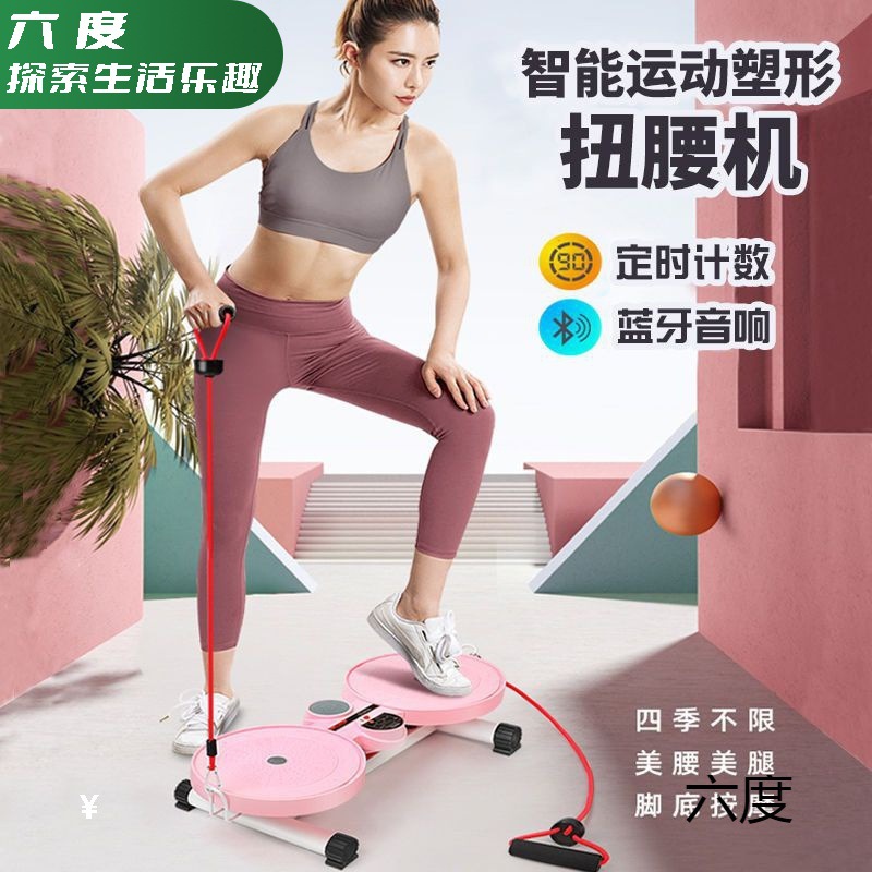 w骆扭腰转盘大号扭腰机健身器材静音家用计数女运动瘦身瘦腰减肥