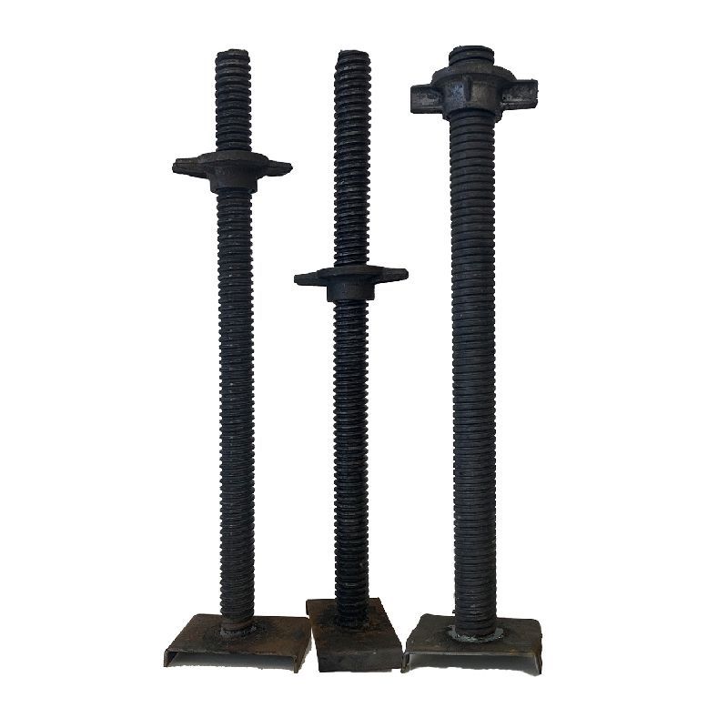 建筑实心丝杠工地空心顶托厂家油托桥梁顶丝可调上托下托支撑脚架