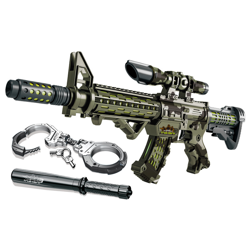 Acousto-Optic Gun Voice Gun Submachine Gun Assault Gun Star Energy Punch Electric Toy Gun