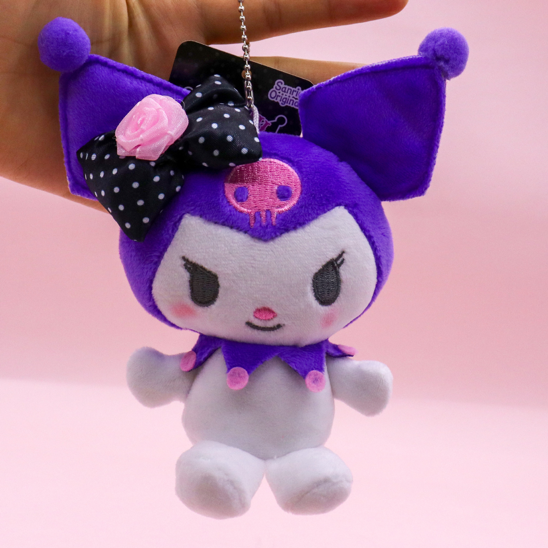 库洛米小恶魔kuromi情侣毛绒挂件公仔日系少女包包小玩偶娃娃玩具