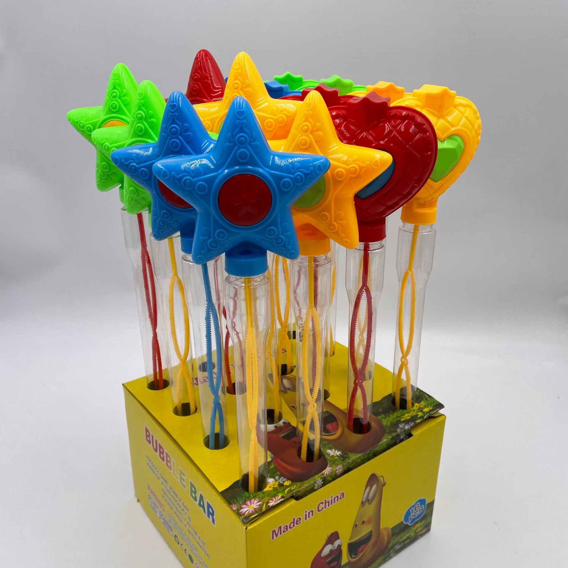 46㎝魔法棒 星星泡泡棒儿童玩具大泡泡棒心形泡泡棒 夏天泡泡棒