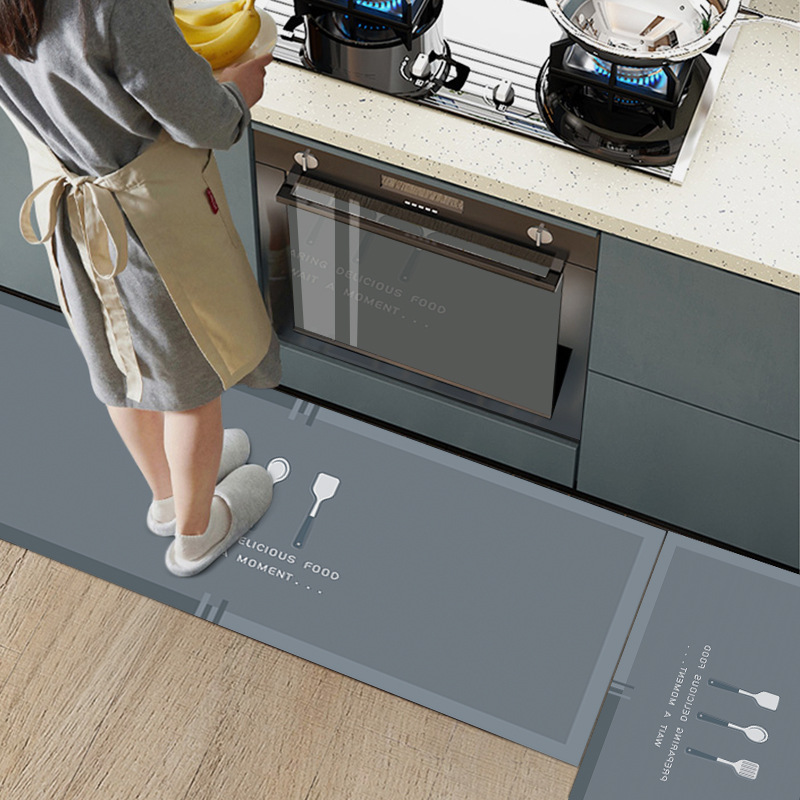 hot sale kitchen floor mat diatom mud absorbent mat non-slip oil-proof bathroom door carpet floor mat disposable mat
