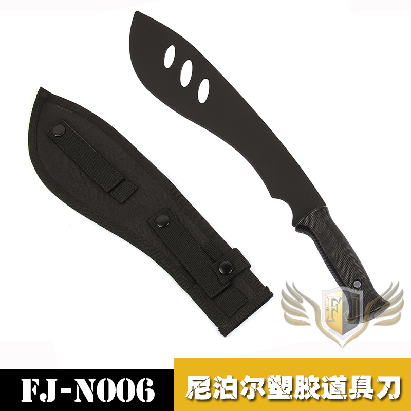 feng jian outdoor tactical plastic nepal knife pendant drama movie props knife wg field training props
