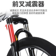 凤凰可折叠自行车女士式新款成人超轻便携免安装上班代步变速单车