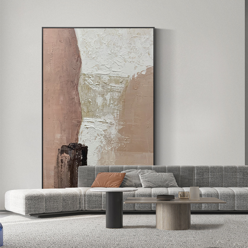 画心艺术金属框手绘油画书房挂画卧室装饰画餐厅现代抽象油画直销