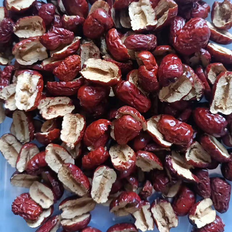 新鲜无核软红枣片 新疆去核灰枣片 零食食品添加首选