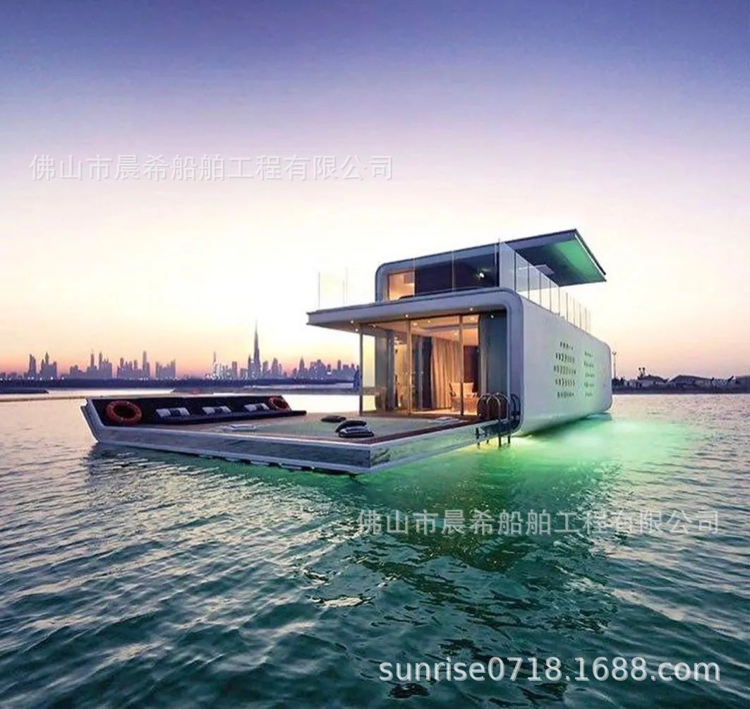 【房船】18米豪华游艇 房船 水上别墅 船屋 酒店度假屋-阿里巴巴