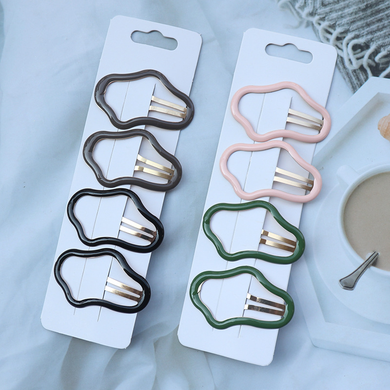 Hollow Cloud Barrettes Female Back Head Broken Hair Hairpin Forehead Bangs BB Clip Side Clip Clip Hairware Clip