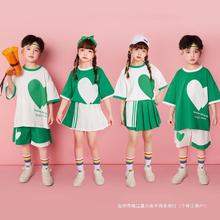 儿童啦啦队演出服中小学生班服套装运动会开幕式方队六一表演服装