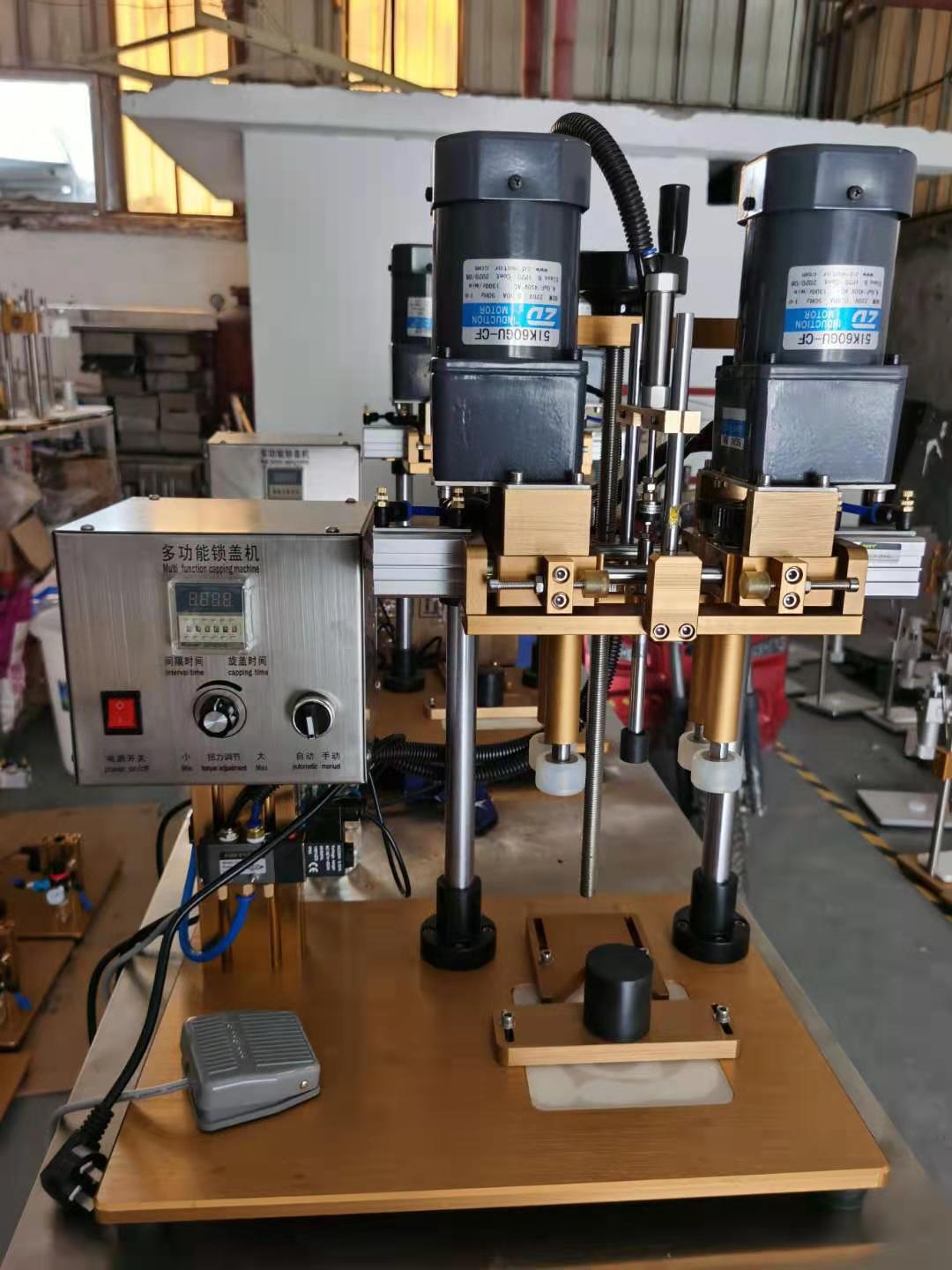 厂家供小型手动封口机械 半自动玻璃瓶铝盖旋盖机 半自动拧盖机