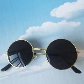 儿童圆形复古学生热销平光镜网红文艺眼镜爆款装饰眼镜男女墨镜