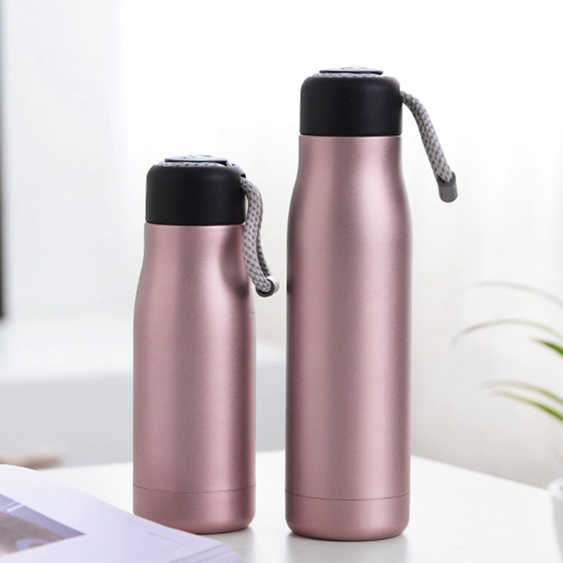 304 Stainless Steel Student Household Warm-Keeping Water Cup Portable Water Cup with Large Capacity Can Be Customized Logo outside the Vacuum Cup 201